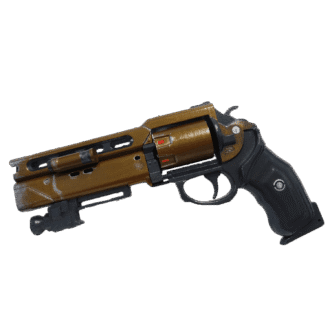 Fatebringer hand cannon with stand