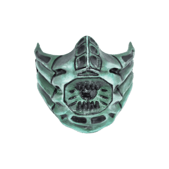 Reptile mask from mortal kombat
