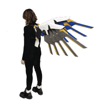 Mercy wings from overwatch 2 calssic mercy skin cosplay