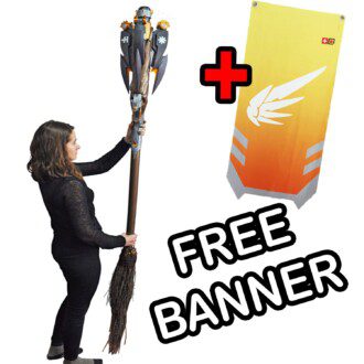 mercy staff witch skin replica