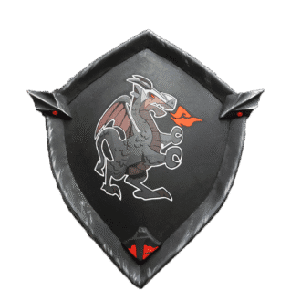 Black Knight back shield from Fortnite