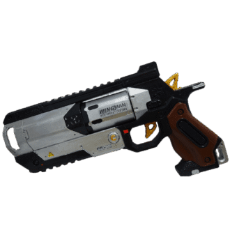 Wingman from Apex Legends with moving ammo and bullets