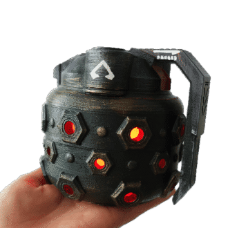 Frag Grenade form Apex Legends with LED's
