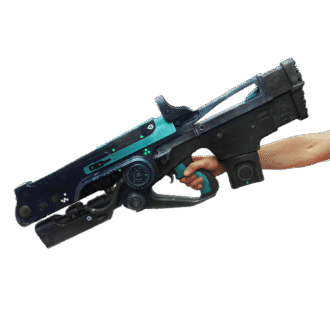 Hard Light auto rifle with LED's