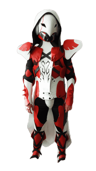 Hunter cosplay Costume Red
