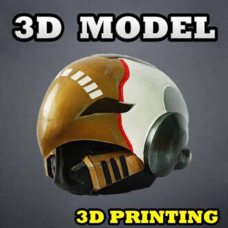 Celestial Nighthawk helmet 3D model