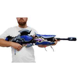 Widowmaker sniper rifle Black lily prop