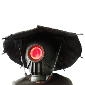 Cosplay helmet from Borderlands with LED's