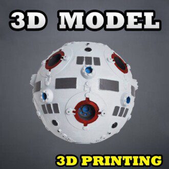 Training Jedi Sphere from Star Wars 3D model