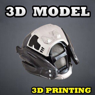 Hood of the Exodus helmet 3D model from Destiny