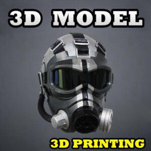 Anti-extinction helmet 3d model