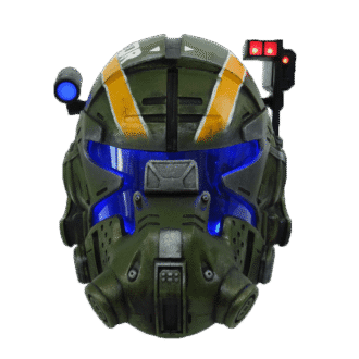 Titanfall cosplay Helmet with LEDs