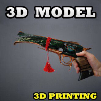 Malfeasance Red String hand cannon 3D model from Destiny
