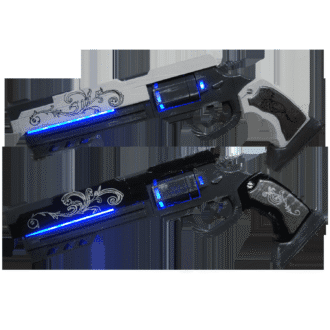 Due Process revolvers by James Ironwood from RWBY