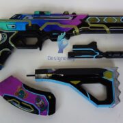 vandal valorant glitchpop prop replica cosplay gun rifle
