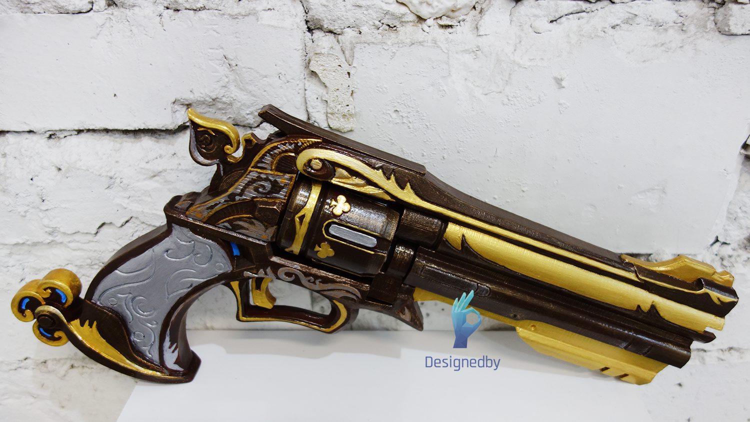 Cassidy Gambler skin revolver cosplay replica Overwatch Mccree