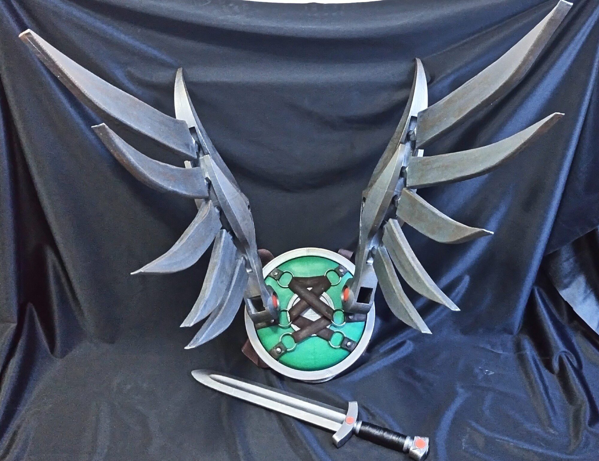 Mercy Sigrun Valkurie wings from Overwatch Mercy cosplay