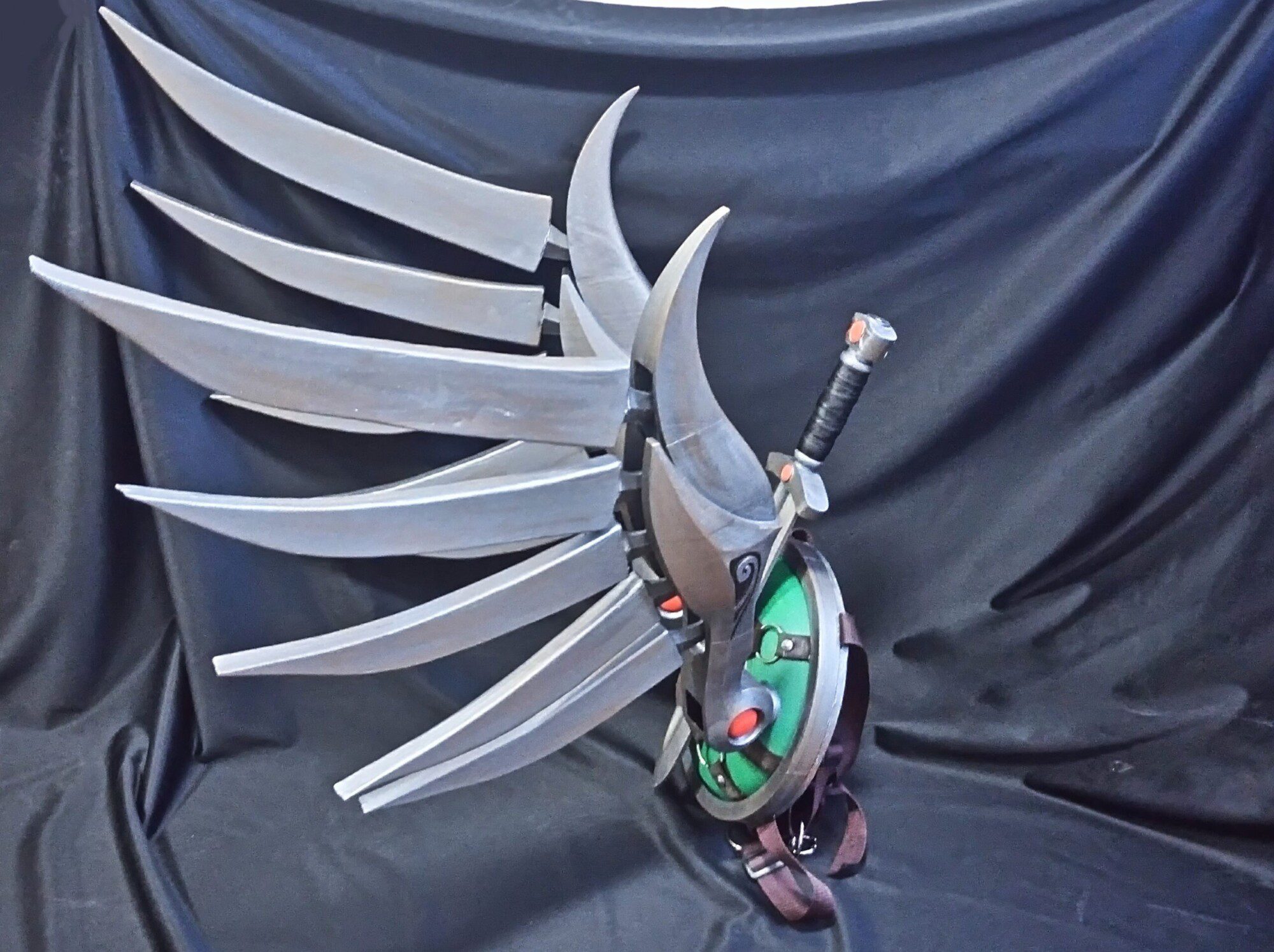 Mercy Sigrun Valkurie wings from Overwatch Mercy cosplay