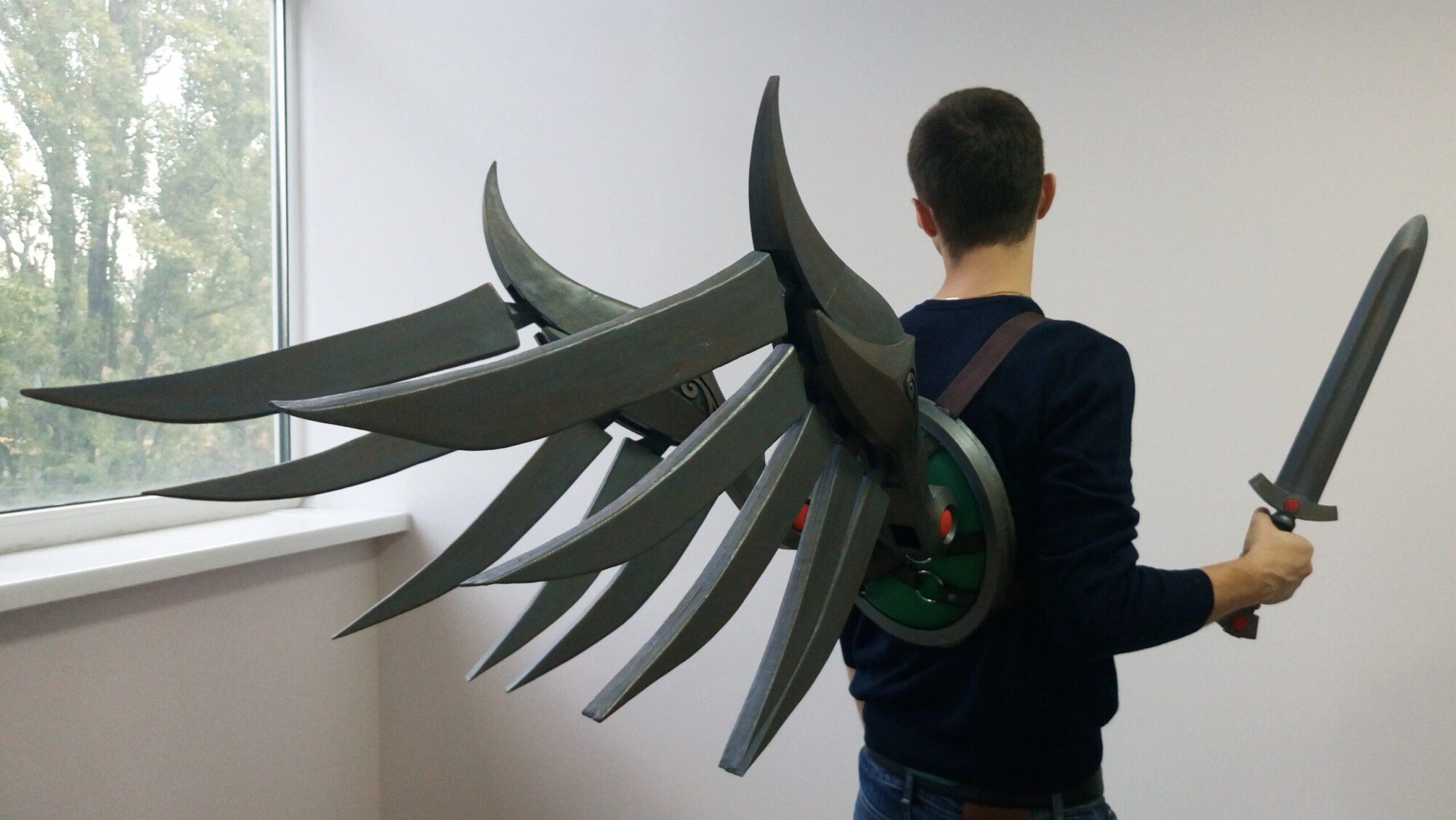 Mercy Sigrun Valkurie wings from Overwatch Mercy cosplay
