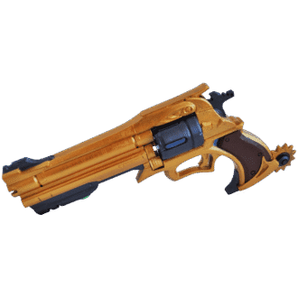 Cassidy's Peacekeeper Revolver Golden skin
