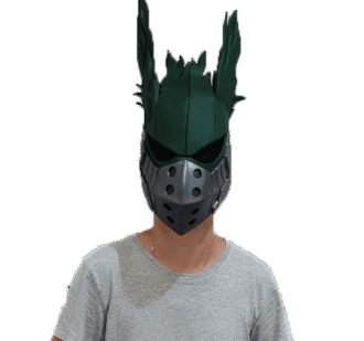 Dark Deku Izuku Midoriya cosplay mask from My Hero Academia
