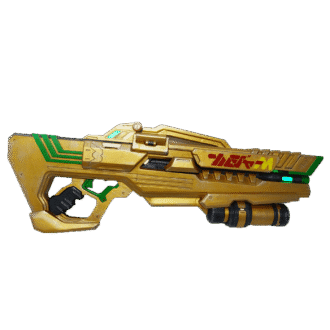 Soldier 76 rifle with LED's BUG HERO Golden version