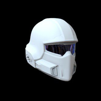 Fully Finished and Painted Helmet with visor, any color!
