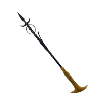 Lubrae's Ruin glaive replica prop