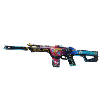 Phantom rifle from Valorant Glitchpop