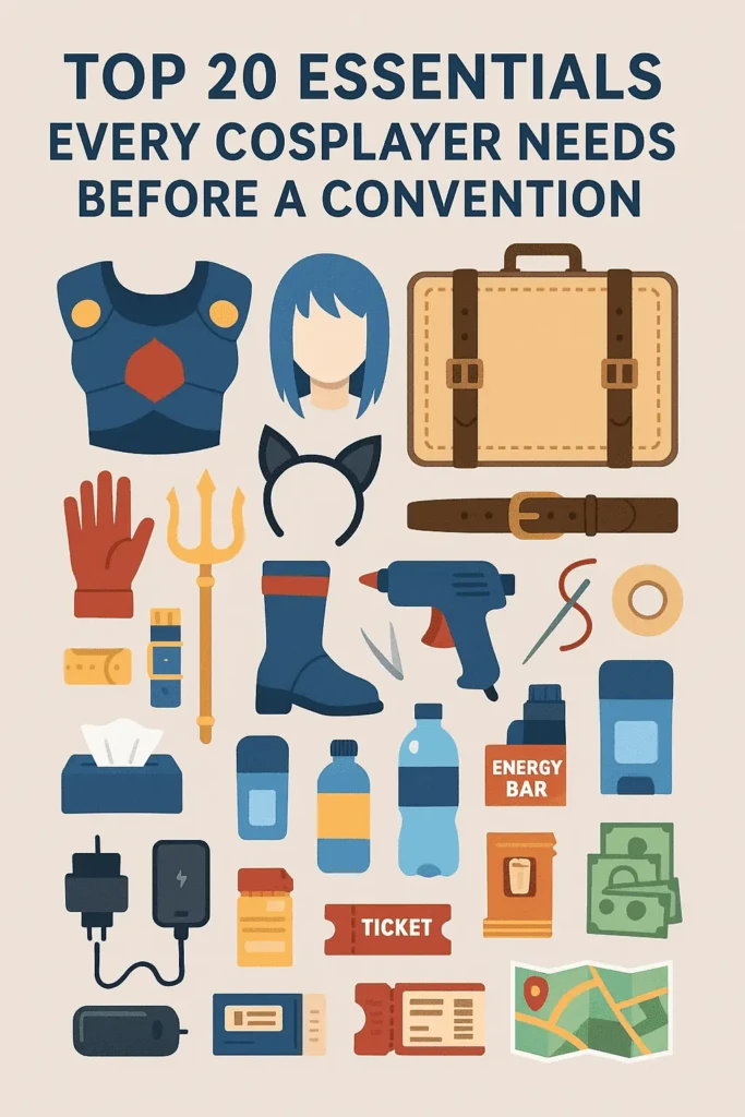20 must-have for cosplay convention